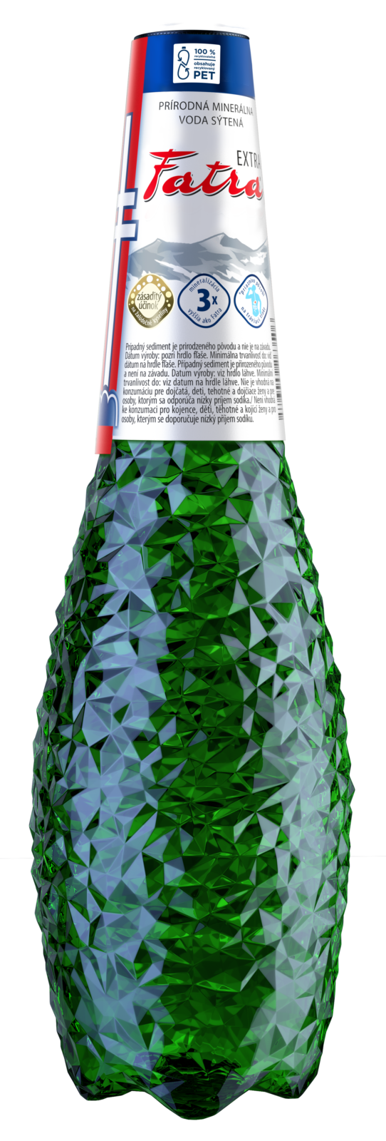 Fľaša vody Fatra crystal